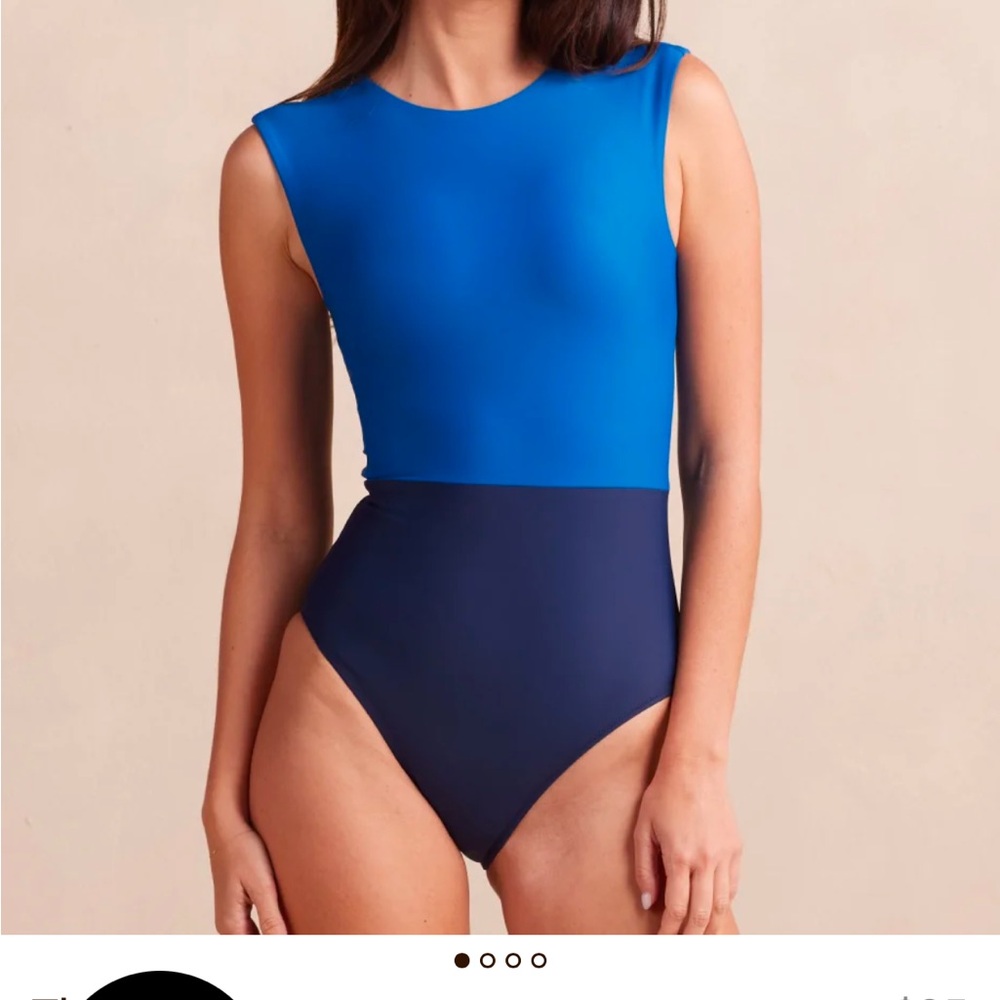 Black Colorblock Swimsuit - the surf